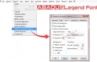 نکات ظاهری در آباکوس مثل تعیین فونت و رنگ پس زمینه