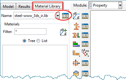 Material Library Manager در آباکوس