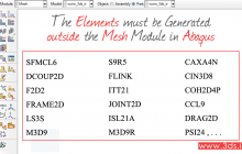 المان های ایجادی خارج از ماژول mesh در آباکوس