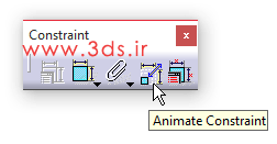 ابزار Animate Constraints در جعبه ابزار Constraint کتیا