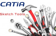 جعبه ابزار Sketch tools کتیا — تنظیمات اسکچ Catia