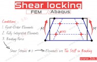 Shear locking چیست؟