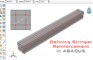 مدل‌سازی میله‌های تقویتی در سازه توسط نرم‌افزار آباکوس