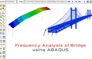 تحلیل ارتعاشات و استخراج فرکانس طبیعی یک پل در آباکوس