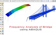 تحلیل ارتعاشات و استخراج فرکانس طبیعی یک پل در آباکوس