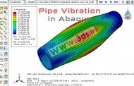 تحلیل ارتعاشات لوله توسط آباکوس