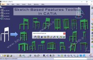 جعبه‌ابزار Sketch-Based Features کتیا
