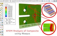 تحلیل ترک در آباکوس: آنالیز رشد ترک به روش XFEM