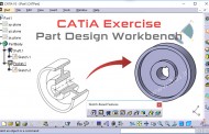 تمرین محیط طراحی قطعات سه‌بعدی Part Design کتیا – تمرین دوم