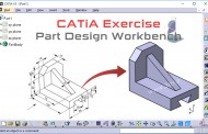 تمرین محیط Part Design کتیا-تمرین سوم