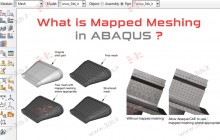 تکنیک Mapped Meshing در آباکوس